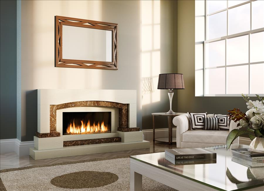 archdale marble fireplace